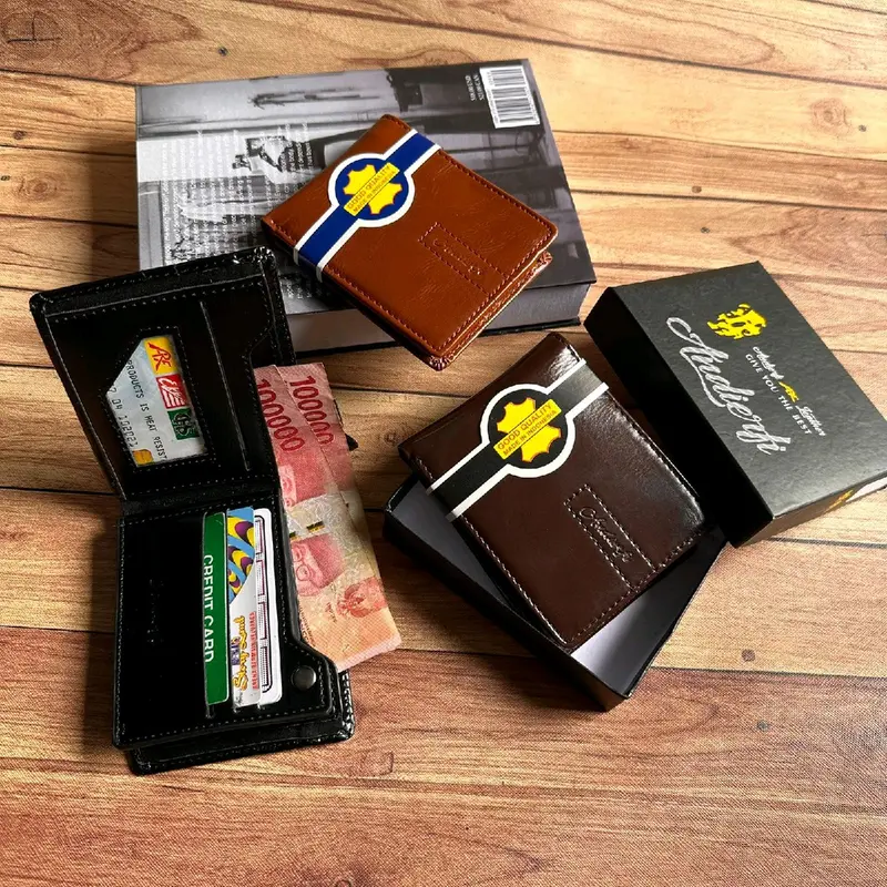PROMO COD DOMPET PRIA KULIT ASL 100% ORIGINAL/ DOMPET KULIT LEMBUT ASLI GARUT/  Dompet wallet kulit pria Dompet Fashion daily Dompet Pendek Dompet Pendek 6