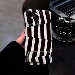 ขาตั้งกระจกลายทางไม่สม่ำเสมอ, เข้ากันได้กับเคสโทรศัพท์ 16 ชิ้น, ฟิล์ม iPhone 15, ความแม่นยำ 14, เคสแข็ง 13, 12