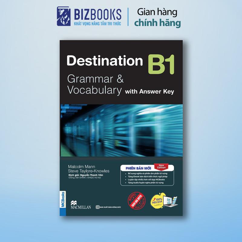 Sách Destination B1 – Grammar & Vocabulary with Answer Key (Phiên Bản Mới Kèm Đáp Án)