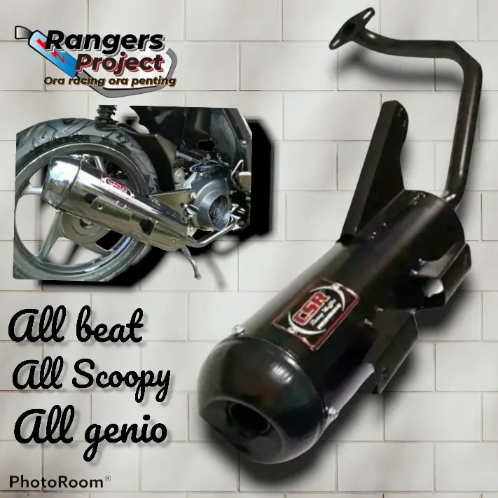 knalpot standar racing beat Scoopy genio old new