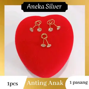 Anting Toge Anak variasi mata 1, Perak 925