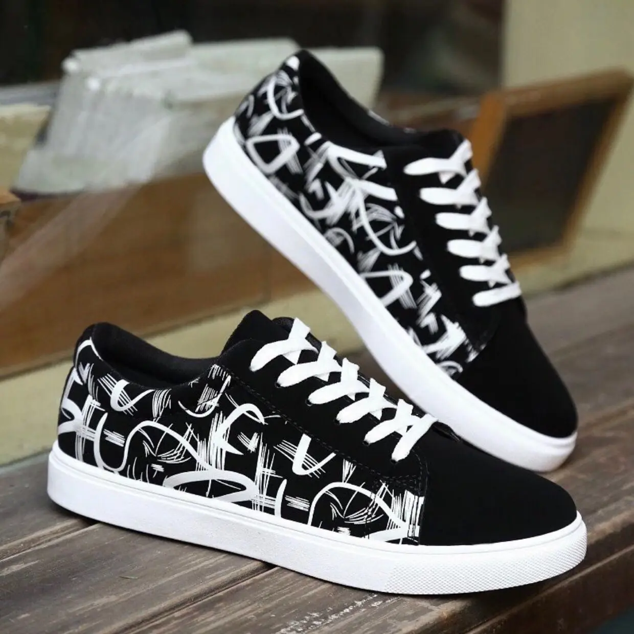 Giày Sneaker Nam Trẻ Đẹp Thời Trang Mẫu HOT 2023 Cá Tính Năng Động