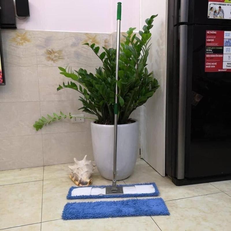 Chổi lau sàn nhà công nghiệp Cây Lau Nhà Inox 2