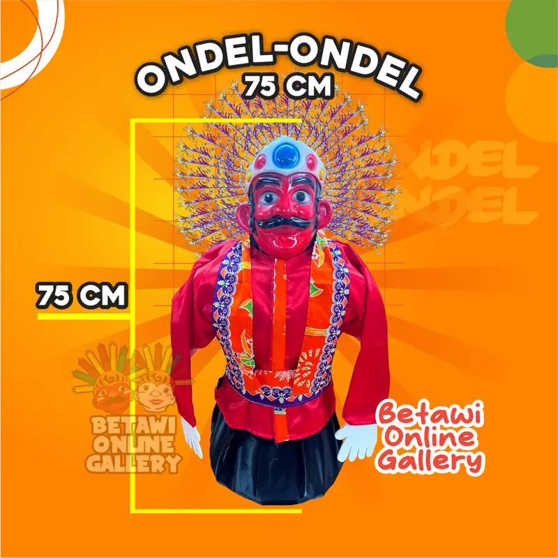 Ondel Ondel 75 Cm ( Ondel Ondel Mainan Anak ) Cewe Perempuan 0