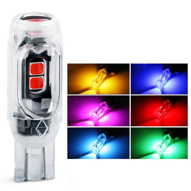 Product Introduction of EF 1Pc T10 Motorcycle Car Turn Light LED Canbus 5SMD Beacon Gap Light Day Driving Reading License Plate Light  #450930 0