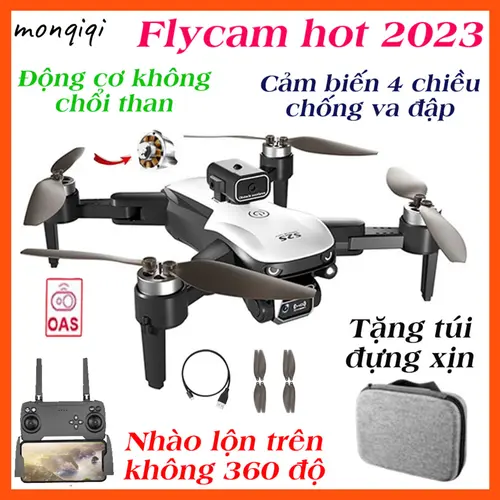 Máy bay Flycam S2S / S1S Máy bay không người lái Mini mới 4K Máy ảnh 8K HD chuyên nghiệp giữ vị trí định vị GPS không người lái điều khiển từ xa Động cơ không chổi than Drone Chụp Ảnh