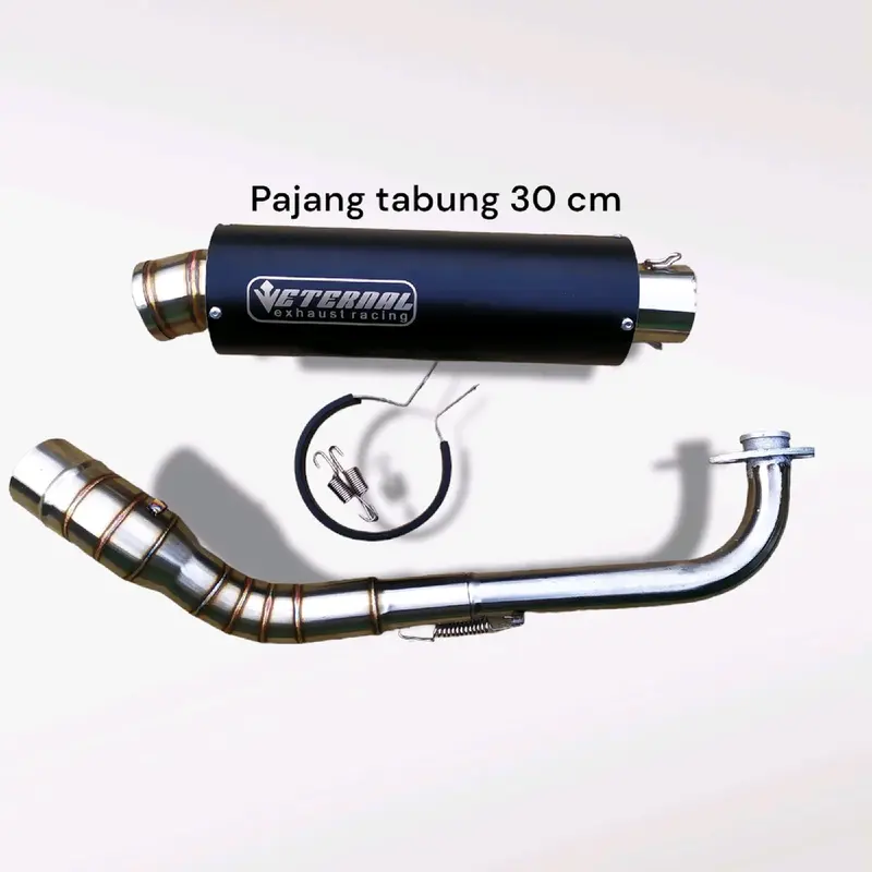 knalpot racing eternal exhaust full system untuk motor matic Vario 125/150 160 aerox new nmax new aerox old nmax old PCX adv eternal exhaust black coatting Motorcycle Tempat 5