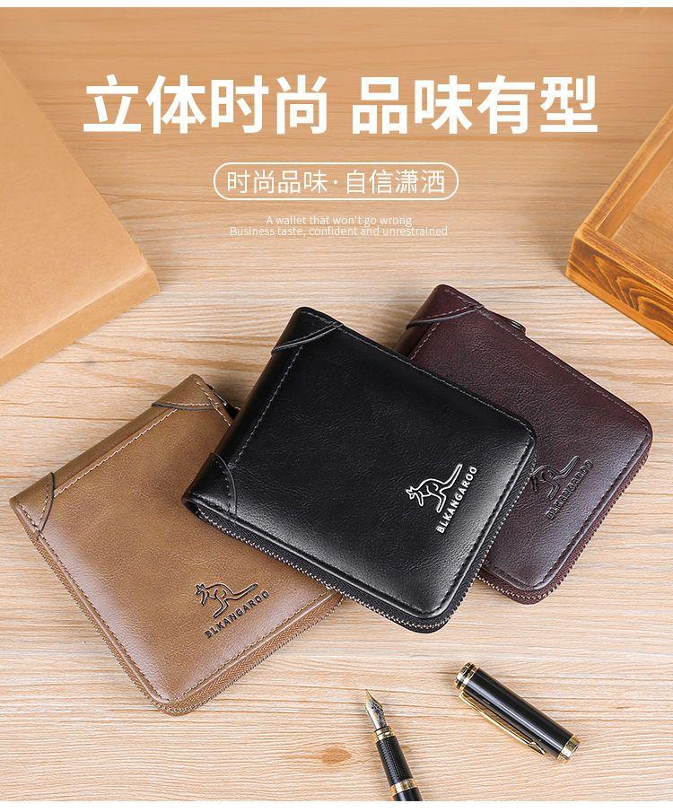 Product Introduction of Ví Nam, Hàng Thật, Ví Bỏ Túi Có Khóa Kéo, Làm Bằng Da, Thích Hợp Cho Học Sinh Trẻ, Gấp Ngang, Thời Trang, Phong Cách Sang Trọng Ngắn, Hàng Chính Hãng 10