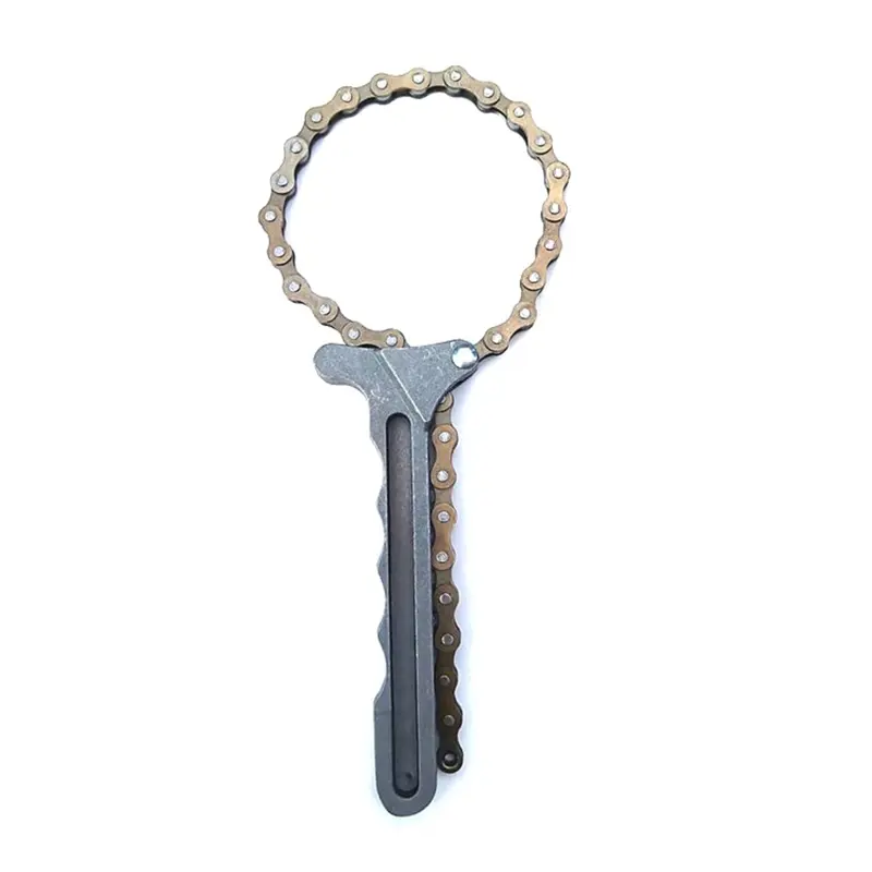 Car Engine Torque Chain Wrench Durable Metal Oil Filters Remover Accessories