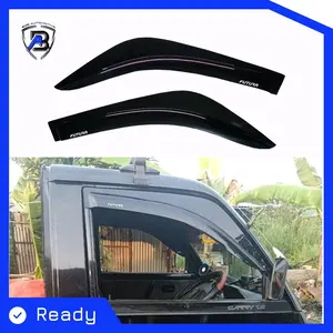 Talang Air Futura Model Terbaru Lebar 2 Pintu Car - Akrilik Berkualitas - Hitam