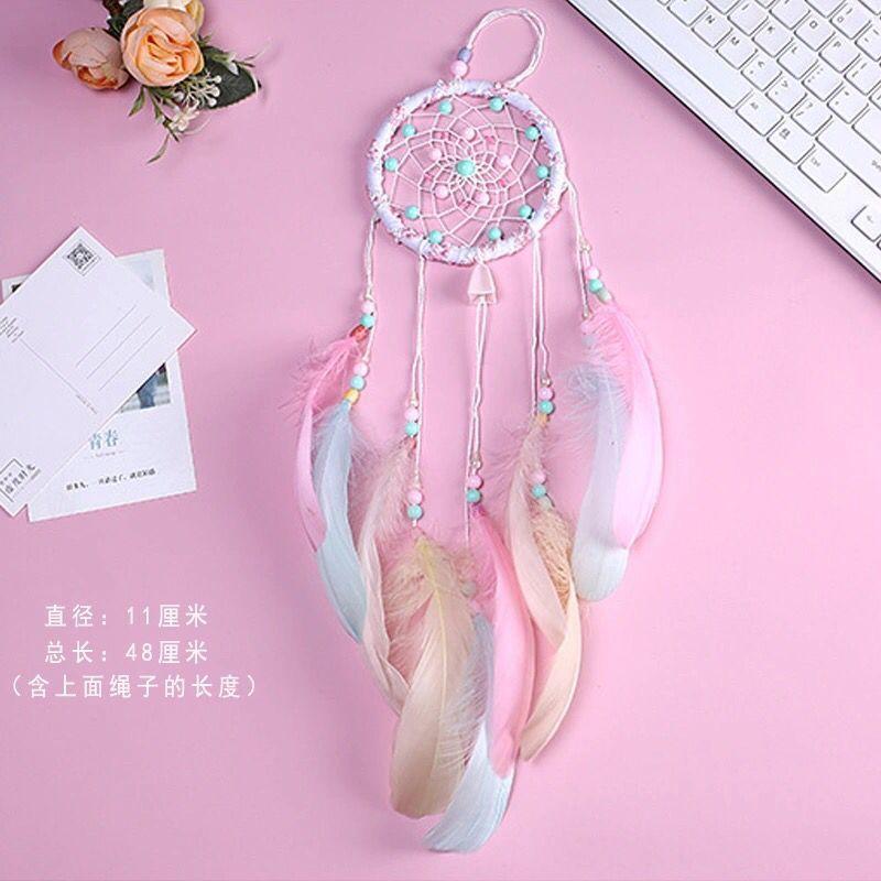 Product Introduction of Hươu Ấn Độ Dream Catcher Phòng ngủ Trang trí đầu giường Chuông gió phong cách cô gái trẻ Món quà sinh nhật Cô gái cho bạn cùng lớp 9