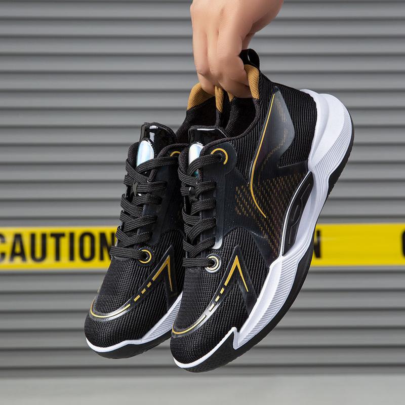 Product Introduction of [Store Hot Sale] 2025 New Shock Absorption Non-Slip Flyknit Men's Shoes Leisure Sports Soft Bottom Breathable Running Shoes High Elastic Wear-Resistant Race Shoes 8