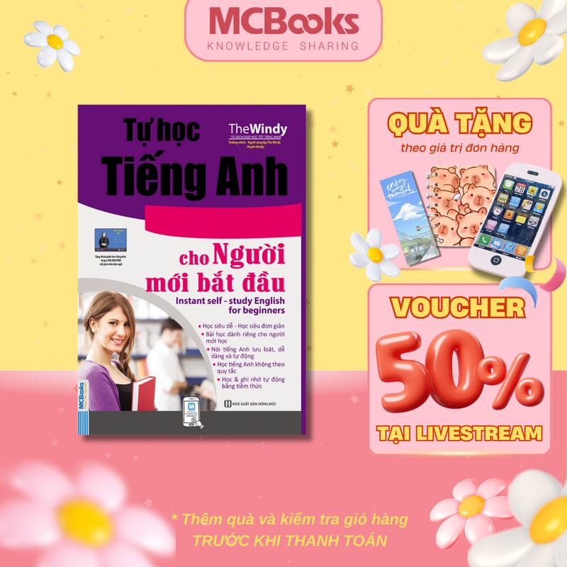 Sách - Tự học tiếng Anh cấp tốc cho người mới bắt đầu - Mcbooks