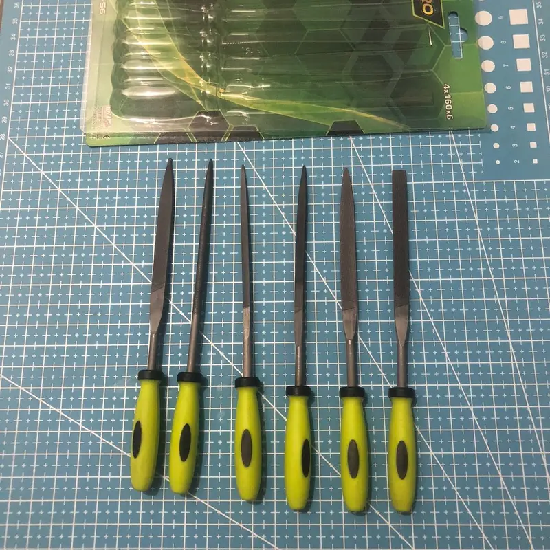 Kikir Isi 6 pcs Berkualitas atau Set Alat Kikir Emas,Besi,Gergaji DLL Logam 3