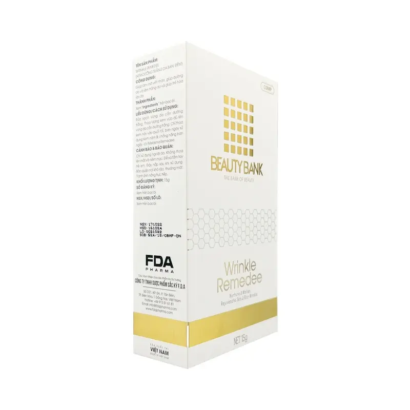 Kem dưỡng trắng da Beauty Bank Wrinkle Remedee 15g 3