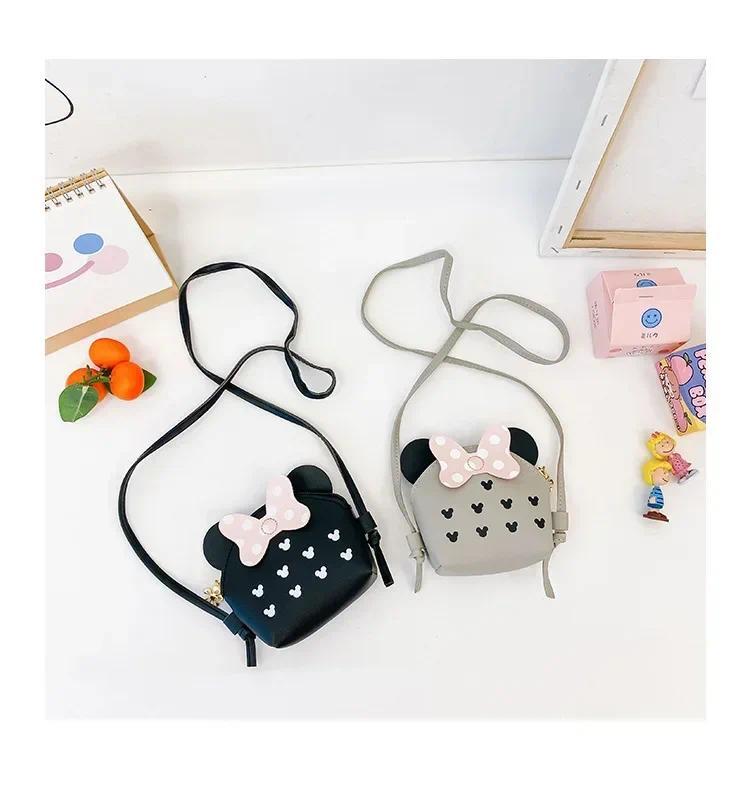Product Introduction of Cute Princess Girl Coin Purse Crossbody Bag Children's Wallet Coin Bag Cute Cartoon Bow Kids Side Bags Bowknot Shoulder Bag 30