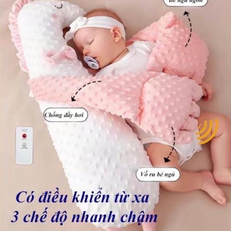￼Gối ôm cho bé gối bàn tay hình kỳ lân có điều khiển từ xa vỗ bé ngủ ngon chống giật mình hình bàn tay mô tả vòng tay của mẹ gối ngủ cho bé Nhộng Chũn