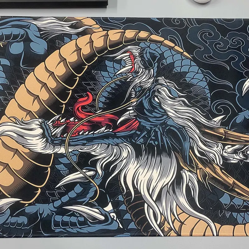 Creative Dragon Pattern Extended Mouse Pad, Non-slip Large Mouse Pad, Suitable for Games, Desks, Computers 4