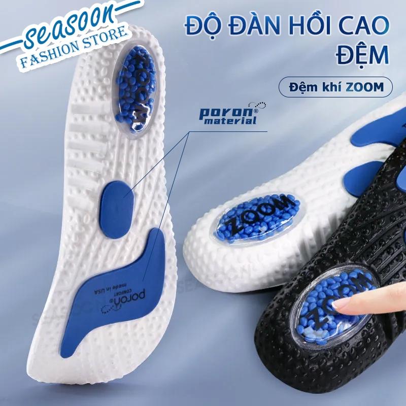 Đệm khí PU đế cao su đàn hồi đệm hấp thụ sốc miếng đệm giày thể thao chạy bộ dành cho nam và nữ 1 đôi