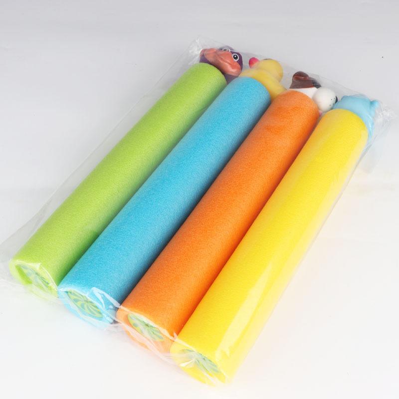 Product Introduction of Summer Beach Water Toys Children's Pull-out Foam Water Animal Head High Pressure Water  Interesting Outdoor Toys 1