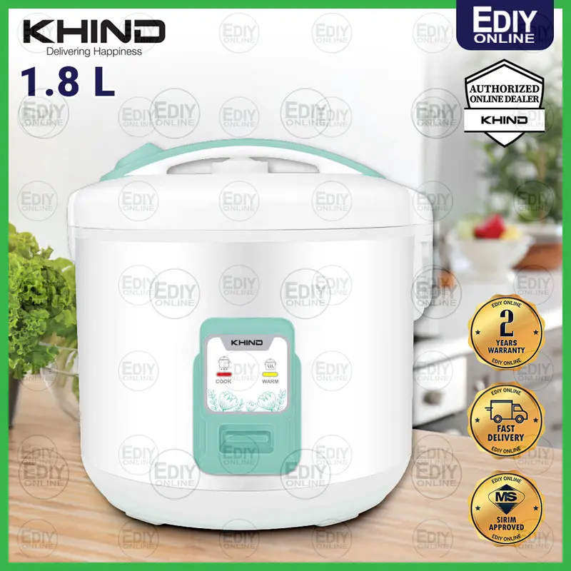 【NEW】 KHIND RCJ188 RCJ-188 JAR RICE COOKER 1.8L PERIUK NASI - TikTok ...