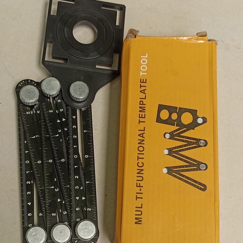 Thước 6 khúc định vị và khoét lỗ gạch