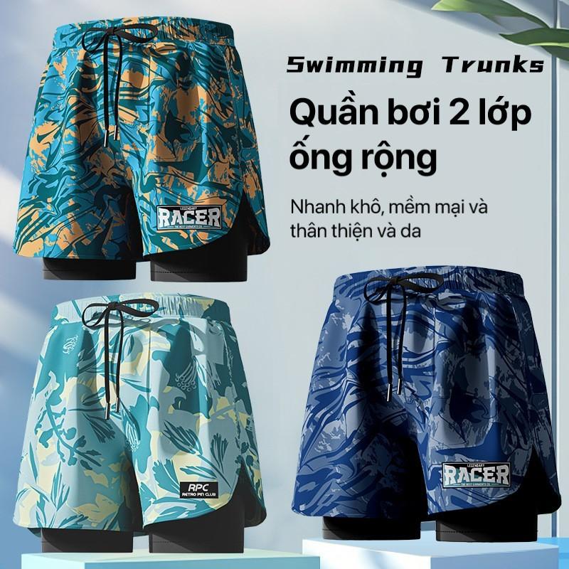 Quần bơi, thể thao nam 2 lớp YUKE-YK12 nhập khẩu chính hãng - Onesport