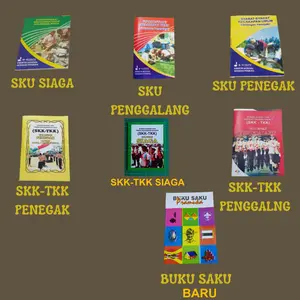BUKU PRAMUKA SAKU SKU SKK-TKK PRAMUKA SIAGA PENGGALANG PENEGAK LENGKAP Books