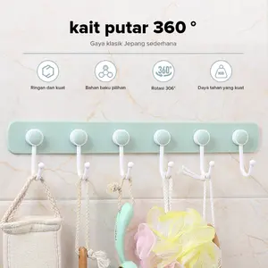 Gantungan Baju Tempel Dinding Super Kuat / Tempelan Gantungan Dinding Tembok Kamar / Cantolan Dinding Tempel Kuat / Hanger Kamar Mandi Tempel / Gantungan Tembok