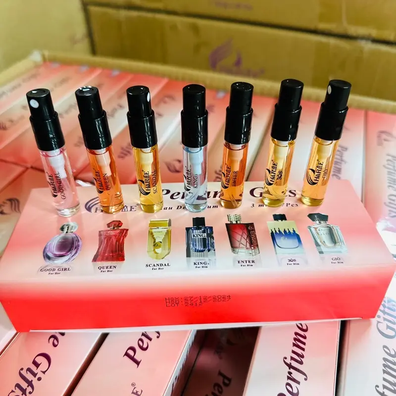 SET CHARME 7 HƯƠNG ( 7 Chai 3ML dạng xịt ) - NƯỚC HOA CHARME 7