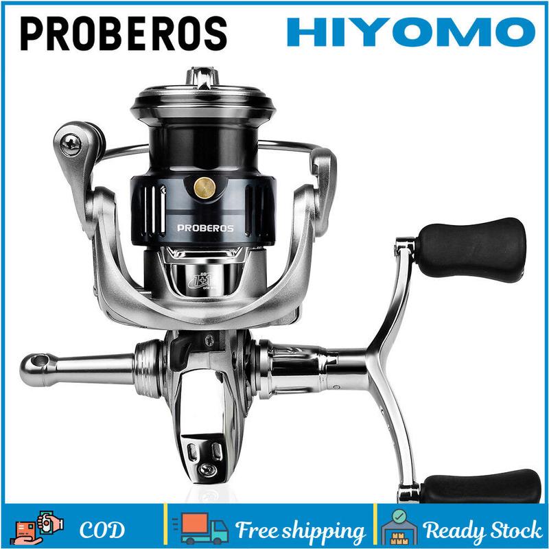 PROBEROS Máy Câu Đứng Hai Tay Cầm Ống Chỉ Nông 1500 2500 Máy Câu Cá Chép Với Thanh Cân Bằng 7 + 1BB 5.2: 1 Tỷ Số Truyền Tay Cầm Hoàn Toàn Bằng Kim Loại Dụng Cụ PR Nước Mặn