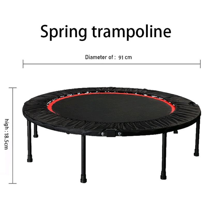 Product Introduction of 【COD】Trampoline Fitness Home Children's Indoor Bouncer Bed Kids Rubbing Bed Adult Exercise Weight Loss Small Trampoline 4