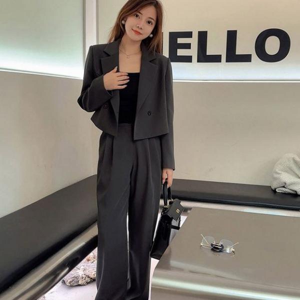 Áo Khoác Vest Cho Nữ, Ngắn Và Nhỏ, Hàng Mới Về Mùa Xuân Và Mùa Thu, Phong Cách Hàn Quốc, Thiết Kế Đẹp, Độc Đáo Và Thanh Lịch, Mỏng Vừa Vặn, Áo Vest Hợp Xu hướng, Ins Phong Cách 5
