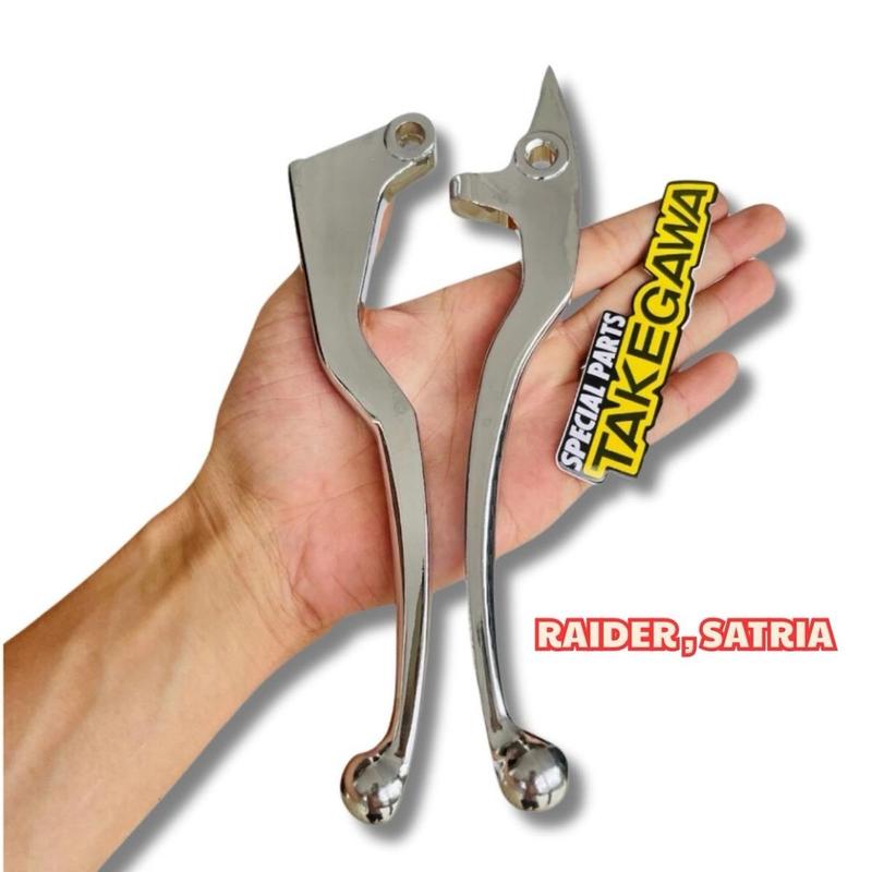 Tay thắng inox xiken cho Vario, AB, Vision, Winner, Ex150, Satria 1