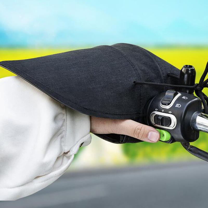 Product Introduction of Motorcycle Handlebar Muffs Summer Airy 3D Oxford Waterproof Sun Protection Gloves With Reflective Strip Design motorcycle gloves 20