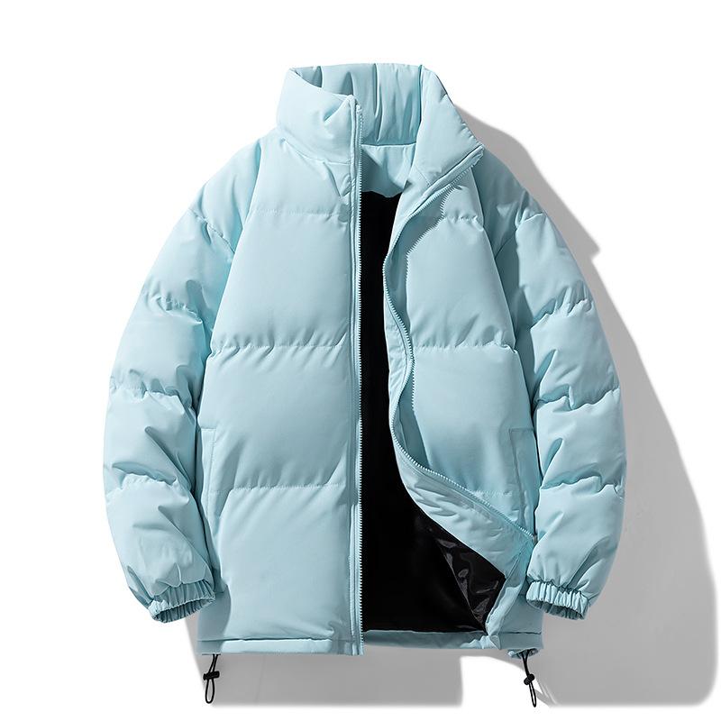 Quần Áo Cotton Mùa Đông, Màu Trơn Dày Dặn, Ấm Áp, Áo Khoác Độn Bông Lông Vũ, Áo Khoác Cặp Đôi, Áo Khoác Nữ, Hàng Mới Về Năm 2025 7