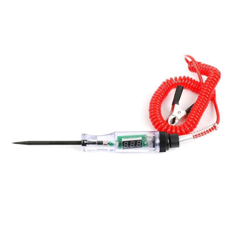 Product Introduction of Convenient Auto Circuit Tester Test Light with Portable PU Extended Wire Perfect for Truck Electrical Troubleshooting 51