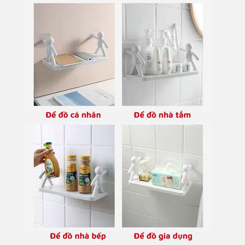 Product Introduction of HOTTT - KỆ ĐỂ ĐỒ HÌNH NGƯỜI DÁN TƯỜNG 7