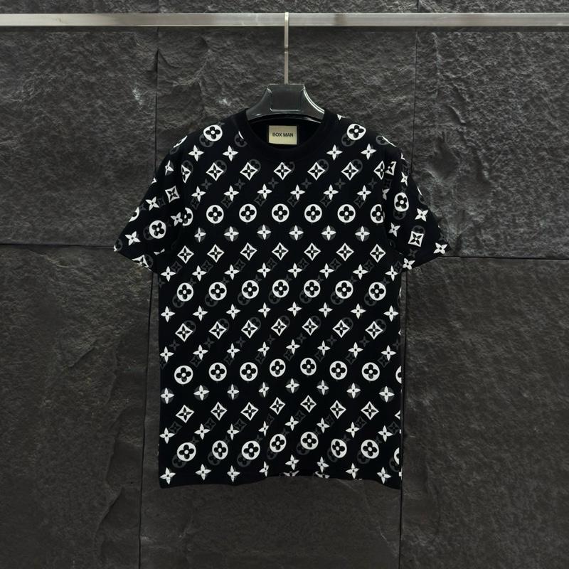 Áo thun tay ngắn in hoạ tiết 018 Menswear Nam Menswear Nam Cotton Polo Có Cổ Tre Ngắn Tay Shirt