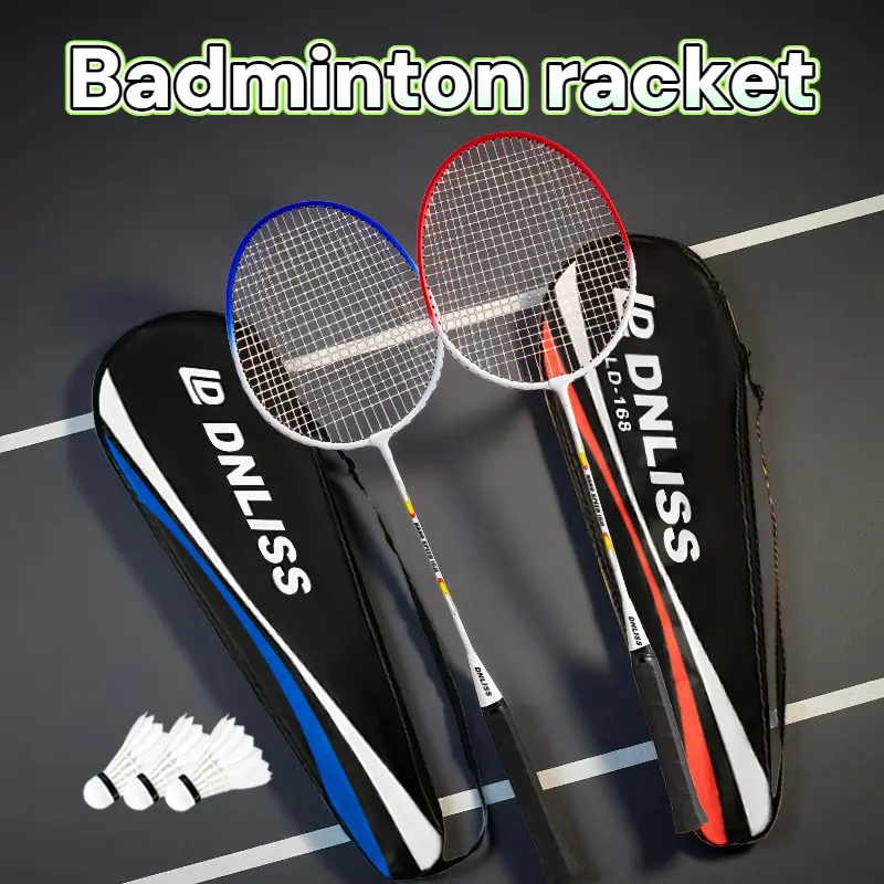 Complete Badminton Duo: High-Quality Alloy Rackets for Aggressive Play ...