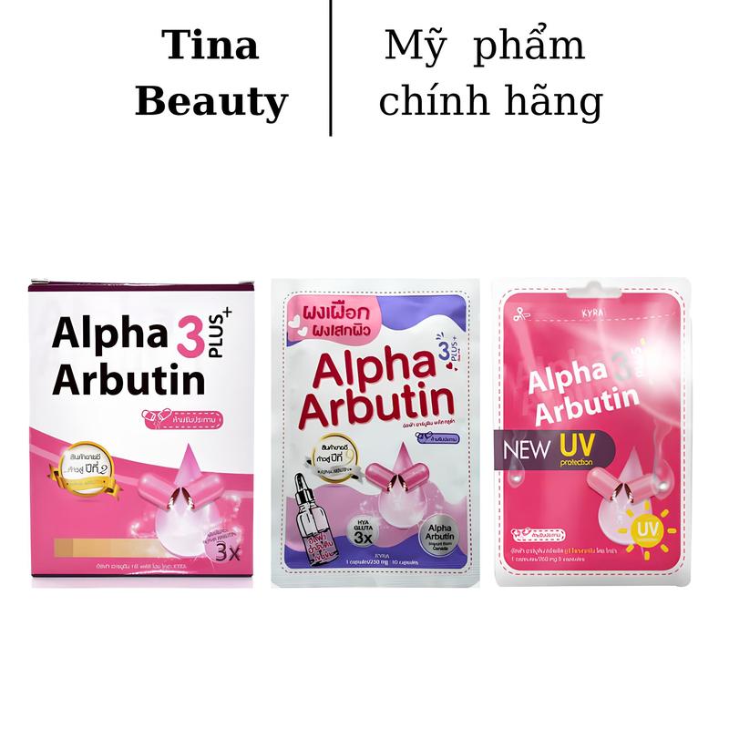 Vỉ Alpha Arbutin Thái Lan Viên Bột Hỗ Trợ Dưỡng Da Body