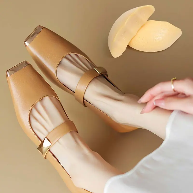 Đệm Ngón Chân Giảm Kích Thước Giày, Chất Liệu Xốp PU, Phích Cắm Đầu Ngón Chân, Đế Lót Chống Sốc Mềm Đàn Hồi, Chèn Giày Có Thể Cắt Được, Phụ Kiện Giày Bảo Vệ, Có Sẵn Trong 2 / 4 Cái 2