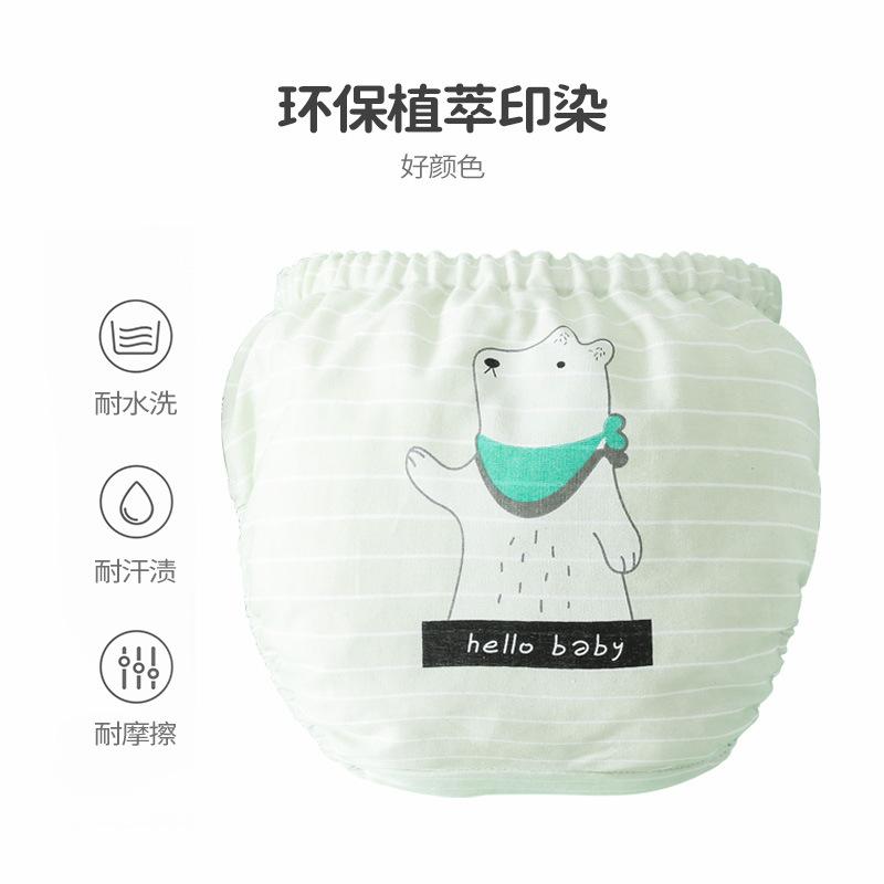 Baby Bread Pants Summer 2025 Korean Style Class a Pure Cotton Infant Toddler Baby Underwear Boy's All Cotton Shorts Children's Underwear 2
