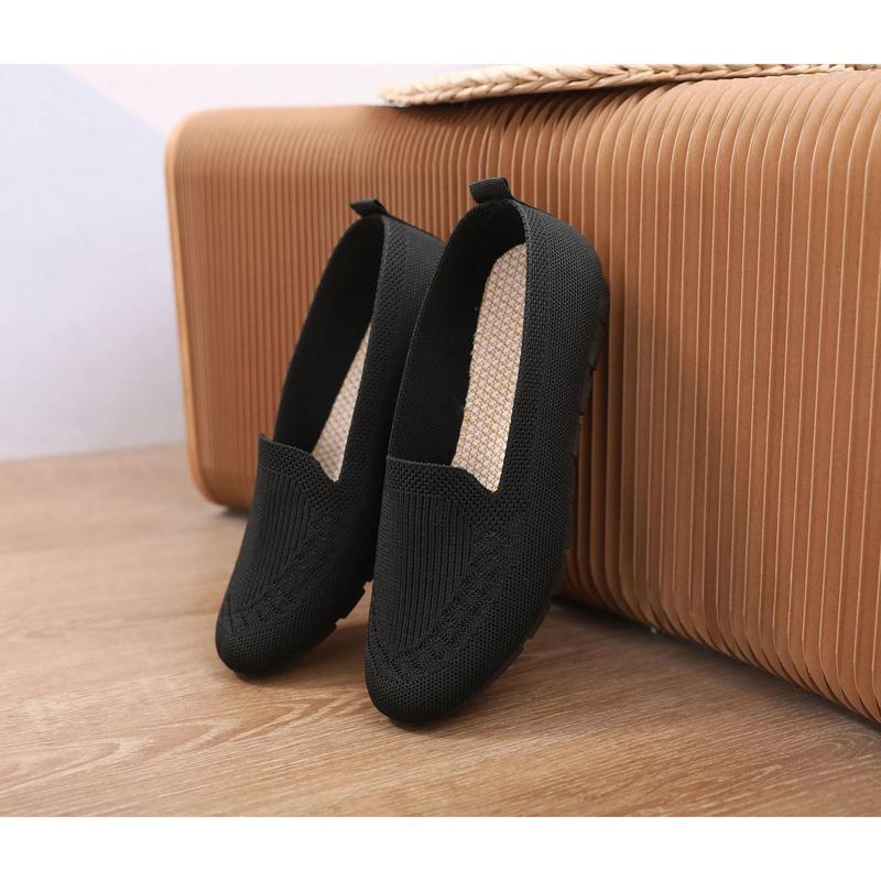Giày Nữ, Cổ Thấp, Cắt Nông, Giày Vải Bắc Kinh Cũ, Giày Lưới Bay Thật, Thời Trang, Giày Cho Mẹ, Giày Đi Bộ, Shop bltkglobal06 VN 5
