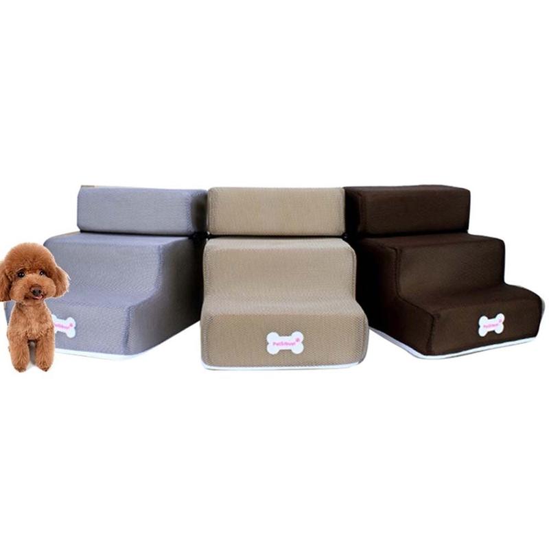 Product Introduction of Multicolor Durable For Small Dog Cat Puppy Climbing Anti-slip Dogs Bed Stairs Pet Ramp Ladder Pet Supplies Dog House 14