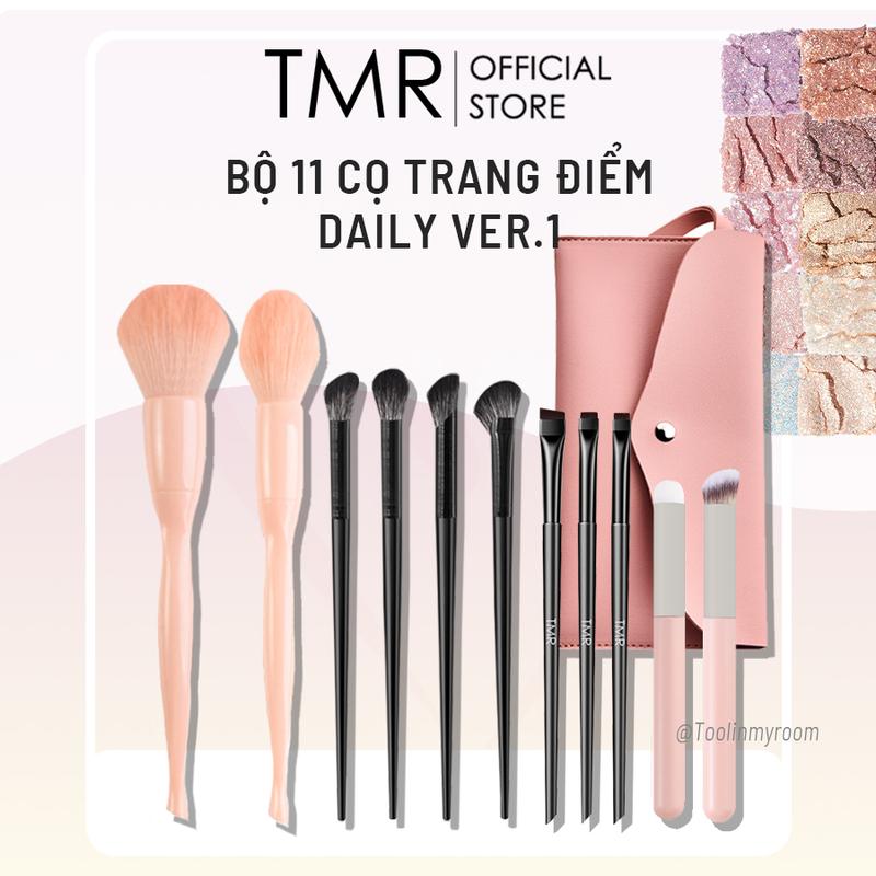 Set Makeup Cọ Daily ver 1 Full Set 11 Cây Cọ TMR Cọ Cơ Bản Trang Điểm Cọ Phủ Cọ Mắt Cọ Mày