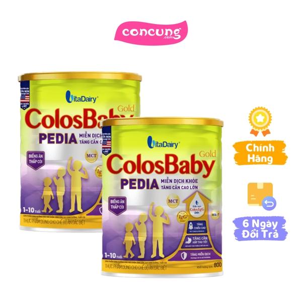  Combo 2 Sữa ColosBaby Gold Pedia 800g  1 - 10 tuổi  
