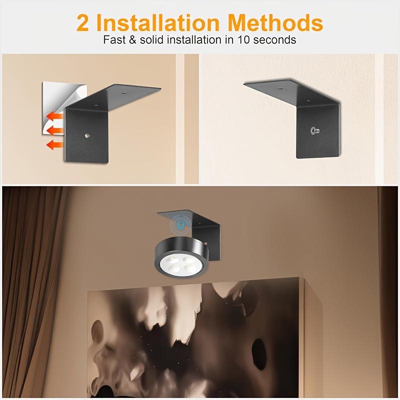 Product Introduction of 3-Pack Battery-Powered LED Picture Lights with Remote, Press Control, Adjustable Color Temperature, and Timer, Wireless Metal Wall Art Lighting for Gallery, Stairs, Corridors, Bedroom Frame Decoration 6