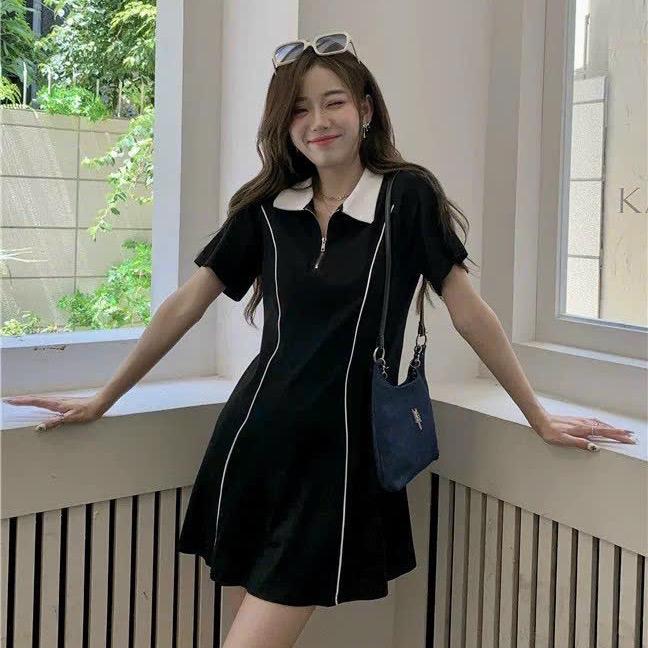 Đầm polo dáng A bigsize , thiết kế cổ polo trẻ trung năng động phù hợp quanh năm MÃ G93