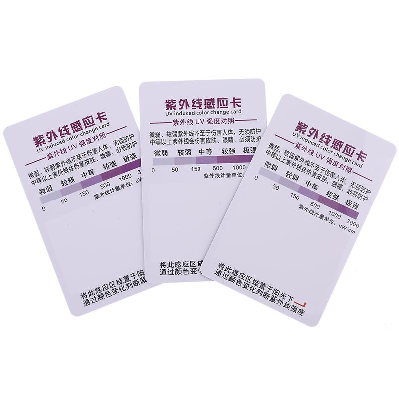 Product Introduction of Professional Quick Test UVB Reptile UV Tester UVB Card Indicator PVC Testing Card Multifunctional Testing Card 54